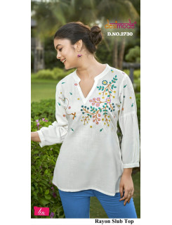Desimode DN2730 Rayon Ladies Tops Size Set at Wholesale Rate