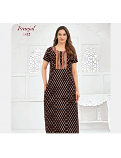 Pranjul Pragati Nighty Vol 15 2XL Night Dress Catalog at Wholesale Rate