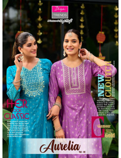 Diya Trends Kurti Aurelia One Piece Dress Catalog at Wholesale Rate