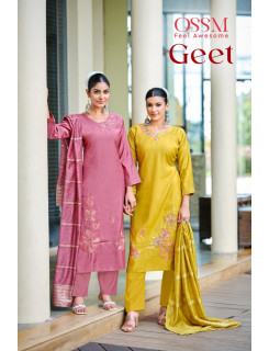 Ossm Geet Embroidery Salwar Kameez Catalog at Wholesale Rate