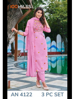 100 Miles Kurti AN4122 Readymade Dress Size Set at Wholesale Rate