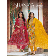 Radhika Lifestyle Shanaya Vol 1 Printed Salwar Kameez Catalog at Wholesale Rate