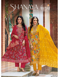 Radhika Lifestyle Shanaya Vol 1 Printed Salwar Kameez Catalog at Wholesale Rate
