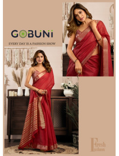 Gobuni Srividya Sarees catalog at Wholesale Rate