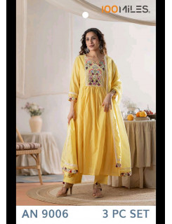 100 Miles Kurti AN9006 Readymade Dress Size Set at Wholesale Rate