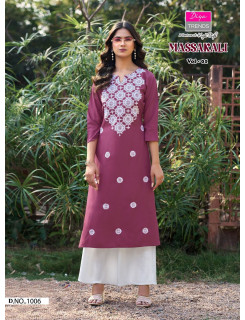 Diya Trends Kurti Massakali Kurti Palazzo Set Catalog at Wholesale Rate