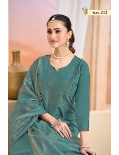 Kadlee Dno 211 Cotton Salwar Kameez Size Set at Wholesale Rate