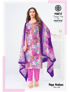 Deeptex Point 8 Naya Andaaz Vol 15 Readymade Dress Catalog at Wholesale Rate