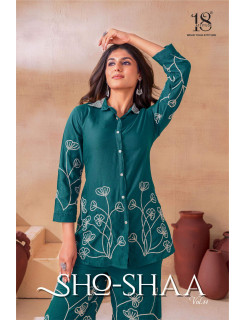 18 Attitude Sho Shaa Vol 11 Co Ord Set Catalog at Wholesale Rate