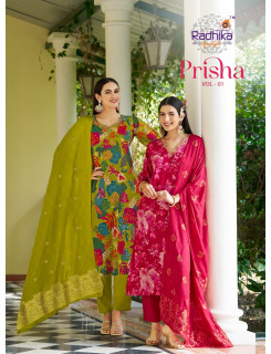 Radhika Lifestyle Prisha Printed Salwar Kameez Catalog at Wholesale Rate
