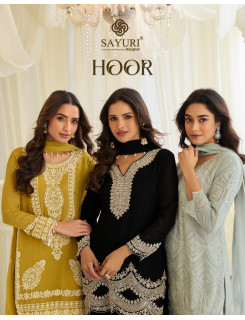 Sayuri Designer Hoor Embroidery Salwar Kameez Catalog at Wholesale Rate