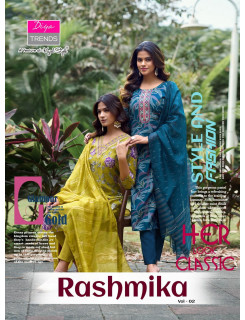 Diya Trends Rashmika Vol 2 Printed Salwar Kameez Catalog at Wholesale Rate