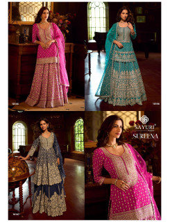 Sayuri Designer Sureena Designer Wedding Party Salwar Suits Catalog at Wholesale Rate