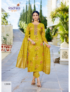 Radhika Lifestyle Seerat Vol 12 Printed Salwar Kameez Catalog at Wholesale Rate