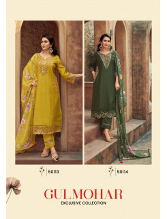 Lady Leela Gulmohar Embroidery Salwar Kameez Catalog at Wholesale Rate