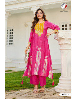 Anju Fabrics Dno4815 Kurtis Palazzo Size Set at Wholesale Rate