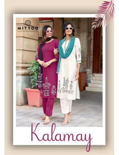 Mittoo Kurti Kalamay Readymade Dress Catalog at Wholesale Rate