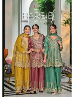 Eba Lifestyle Barbie Vol 4 Designer Wedding Party Salwar Suits Catalog at Wholesale Rate
