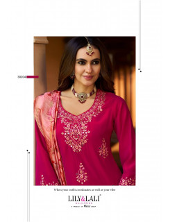 Lily Lali Pahal Embroidery Salwar Kameez Catalog at Wholesale Rate