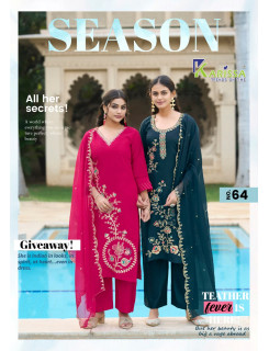 Karissa Season Readymade Dress Catalog at Wholesale Rate