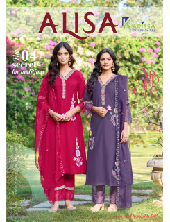 Karissa Alisa Readymade Dress Catalog at Wholesale Rate