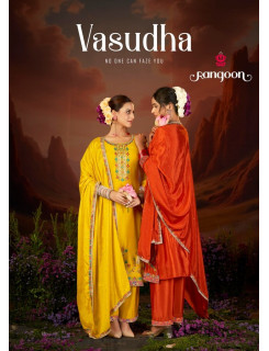 Rangoon Vasudha Embroidery Salwar Kameez Catalog at Wholesale Rate