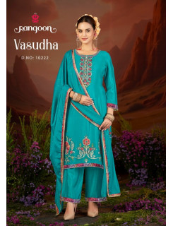 Rangoon Vasudha Embroidery Salwar Kameez Catalog at Wholesale Rate