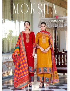 Rangoon Moksha Embroidery Salwar Kameez Catalog at Wholesale Rate