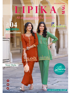 Karissa Lipika Co Ord Set Catalog at Wholesale Rate