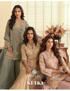 Sayuri Designer Ketki Designer Wedding Party Salwar Suits Catalog at Wholesale Rate