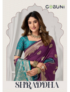 Gobuni Shraddha Sarees catalog at Wholesale Rate