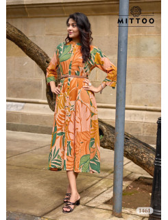 Mittoo Kurti Belt Vol 24 One Piece Dress Catalog at Wholesale Rate