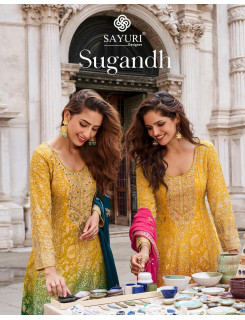 Sayuri Designer Sugandh Designer Wedding Party Salwar Suits Catalog at Wholesale Rate