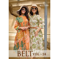 Mittoo Kurti Belt Vol 24 One Piece Dress Catalog at Wholesale Rate