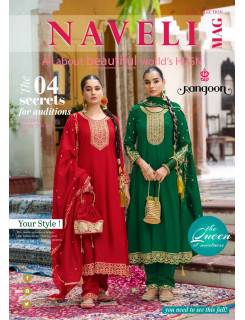 Rangoon Naveli Anarkali Suits Catalog at Wholesale Rate