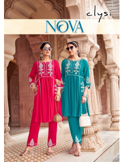 Clysi Nova Kurtis With Bottom Catalog at Wholesale Rate