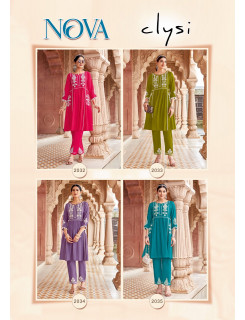 Clysi Nova Kurtis With Bottom Catalog at Wholesale Rate
