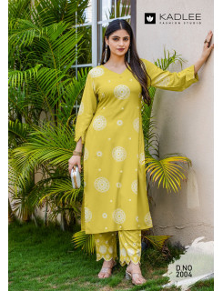 Kadlee Majestica Kurtis With Bottom Catalog at Wholesale Rate