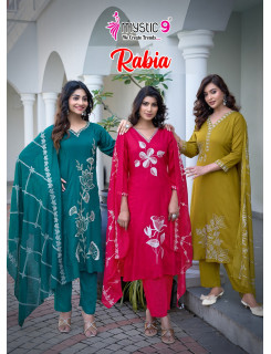 Mystic 9 Rabia Readymade Dress Catalog at Wholesale Rate 