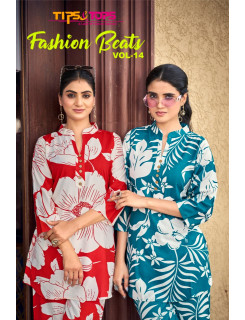 Tips And Tops Fashion Beats Vol 14 Co Ord Set Catalog at Wholesale Rate