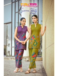 Tips And Tops Summer Beauty Vol 4 Co Ord Set Catalog at Wholesale Rate