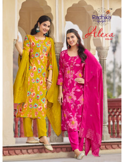 Radhika Lifestyle Alexa Vol 7 Printed Salwar Kameez Catalog at Wholesale Rate Radhika Lifestyle Alexa Vol 7 Printed Salwar Kameez Catalog at Wholesale Rate