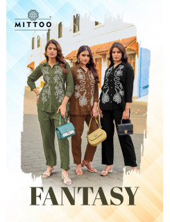 Mittoo Kurti Fantasy Co Ord Set Catalog at Wholesale Rate
