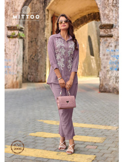 Mittoo Kurti Fantasy Co Ord Set Catalog at Wholesale Rate