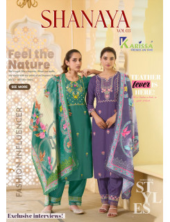 Karissa Shanaya Vol 3 Readymade Dress Catalog at Wholesale Rate