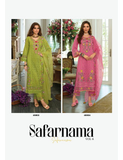 Kailee Fashion Safarnama Vol 8 Cotton Salwar Kameez Catalog at Wholesale Rate