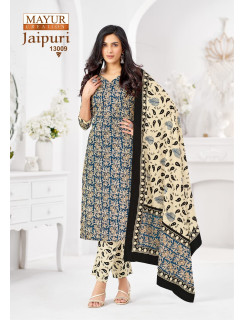Mayur Creation Jaipuri Vol 13 Cotton Salwar Kameez Catalog at Wholesale Rate