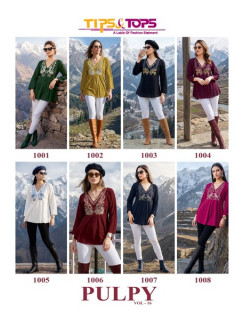 Tips And Tops Pulpy Vol 16 Ladies Tops Catalog at Wholesale Rate