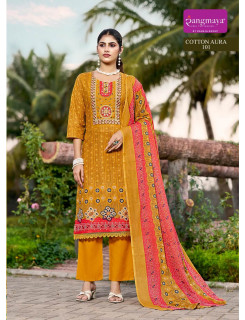 Rangmaya Cotton Aura Printed Salwar Kameez Catalog at Wholesale Rate