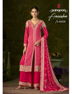 Rangoon Aaeesha Designer Wedding Party Salwar Suits Catalog at Wholesale Rate